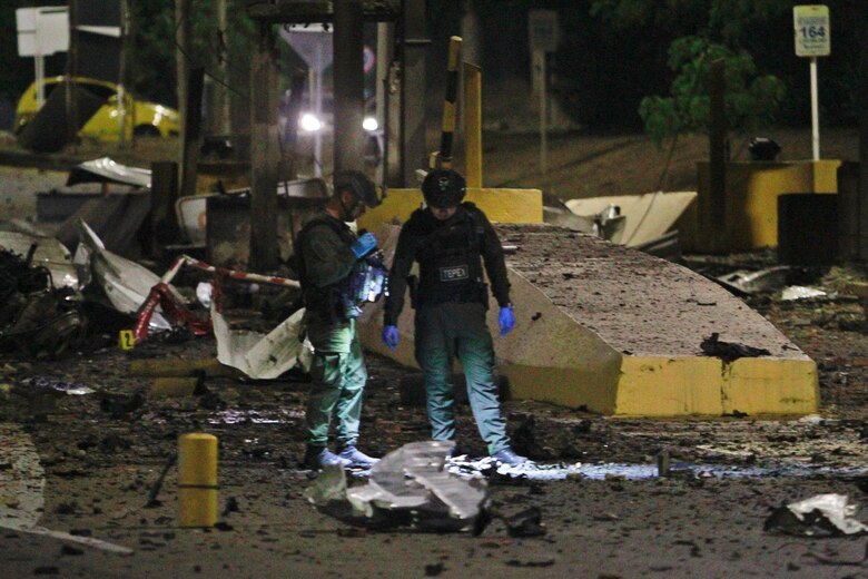 Ataque con explosivos deja cinco heridos y destruye peaje en frontera colombo-venezolana