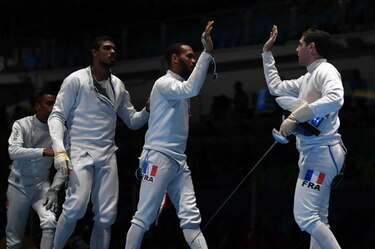 Francia elimina a Venezuela en espada por equipos masculinos