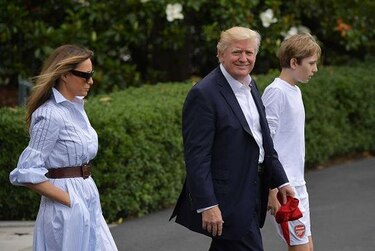 Los Trump pasan su primer fin de semana en Camp David