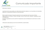 Cable Onda soluciona problema técnico y restablece servicio en el interior del país