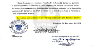 La sentencia condenatoria de New Business queda ejecutoriada, a partir de hoy