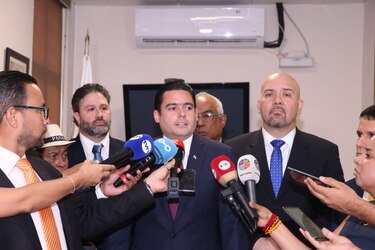 Procuradora Kenia Porcell rinde informe al vicepresidente electo José Gabriel Carrizo