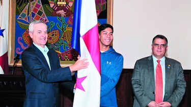 Entregan la bandera para los Juegos Sudamericanos