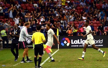 El PSG derrota al Atlético de Madrid en partido amistoso