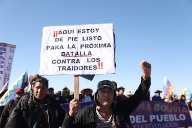 Evo Morales encabeza cuarto día de movilización y dice que no se reunirá con Gobierno Arce