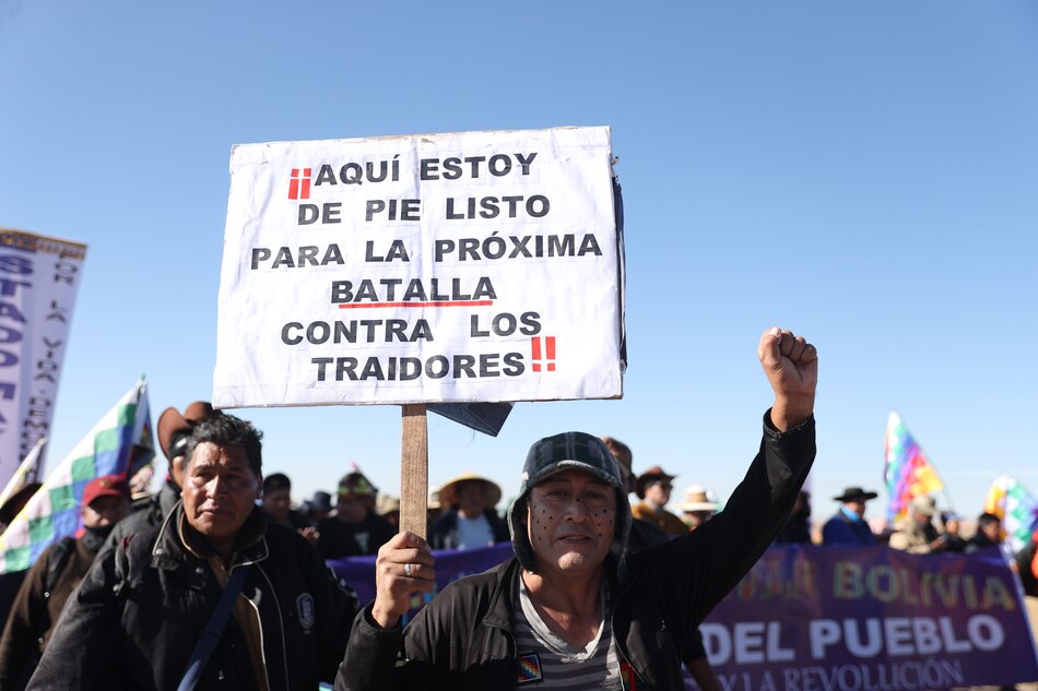 Evo Morales encabeza cuarto día de movilización y dice que no se reunirá con Gobierno Arce