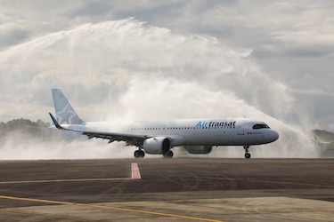 Aerolínea Air Transat, de Canadá, inicia vuelos regulares desde el aeropuerto de Rio Hato