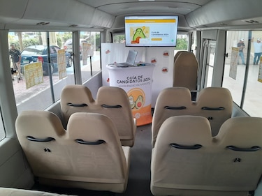 Presentan el Vota Bus, una herramienta para conocer a los candidatos a presidente y diputado