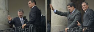 Presidente de Venezuela llega a Quito para reunión con Colombia