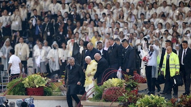 El Papa reúne a seis millones de personas en misa