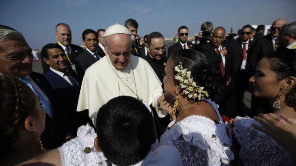 El papa condena inseguridad en Trujillo, ciudad peruana agobiada por el crimen