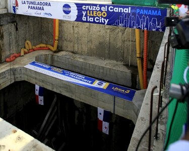 Línea 3 del Metro: la tuneladora Panamá llegó a Balboa