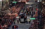 Denver festeja el campeonato de Super Bowl de los Broncos