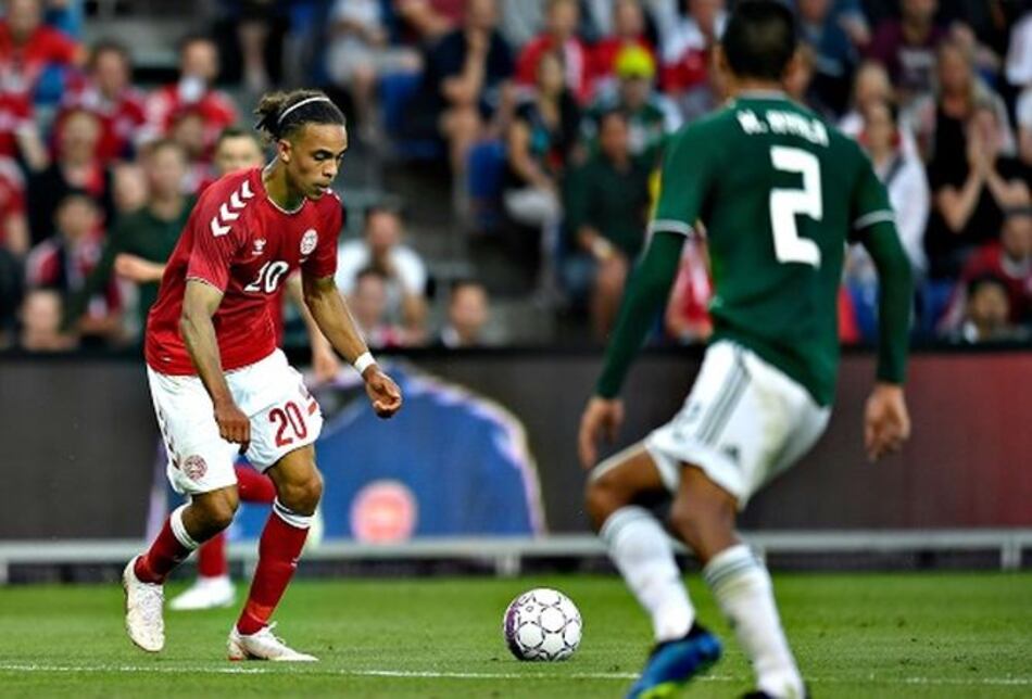 Dinamarca venció 2-0 a México en un partido amistoso