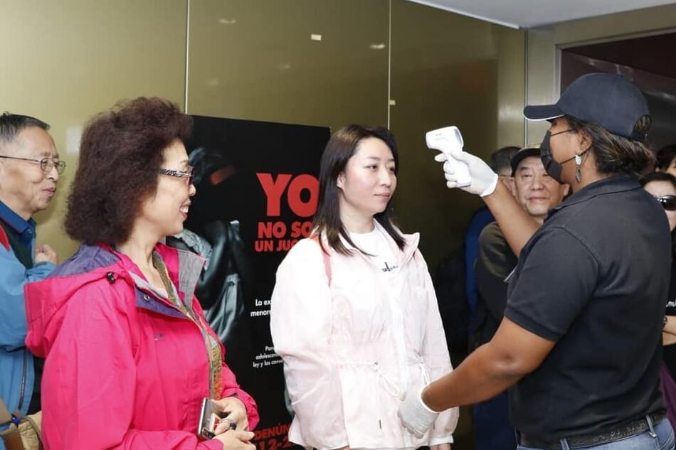  Aplican  protocolos sanitarios  para evitar ingreso de coronavirus 