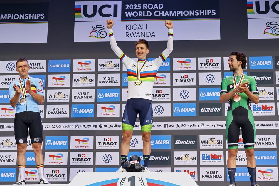 Tadej Pocagar se mantiene en la cima del ciclismo