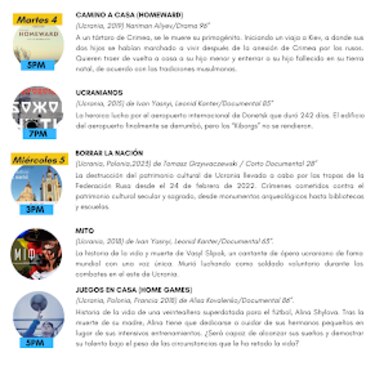 Muestra del cine ucraniano, en el Cine Universitario de la UP