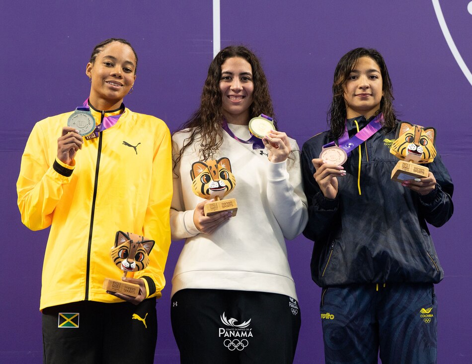 Emily Santos se siente honrada y orgullosa por ganar la medalla de oro