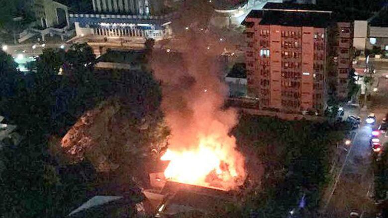 Incendio consume inmueble en La Cresta, Bella Vista