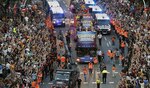 Barcelona celebra quinto título en Champions con desfile