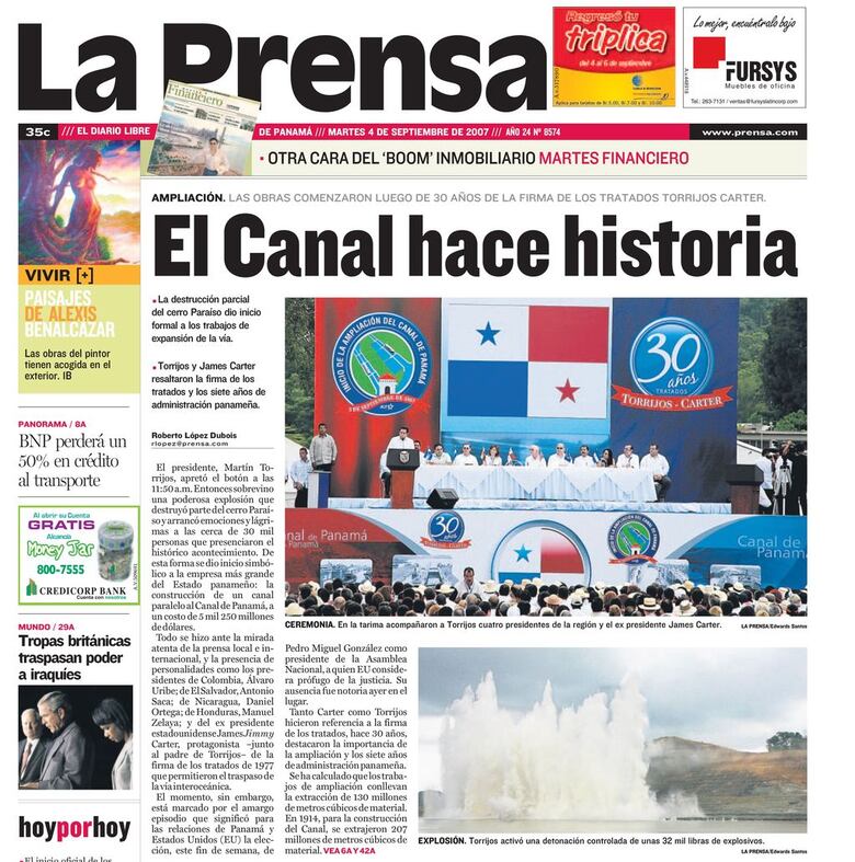 Siete momentos históricos en la ampliación del Canal de Panamá