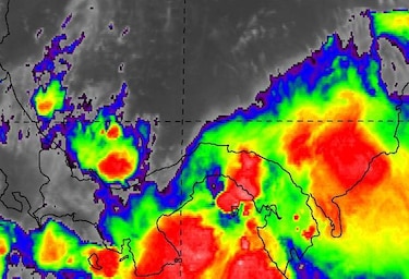 Onda tropical causa lluvias y vientos sobre el territorio panameño