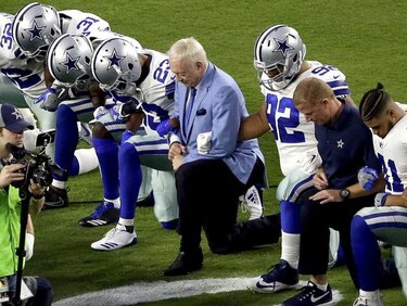Trump dice que habló con dueño de los Cowboys tras protesta del equipo
