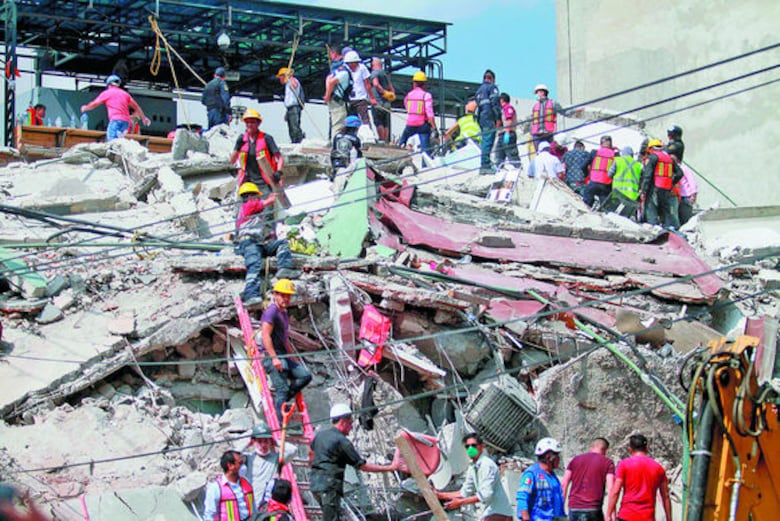 Suben a 224 los muertos por terremoto en México