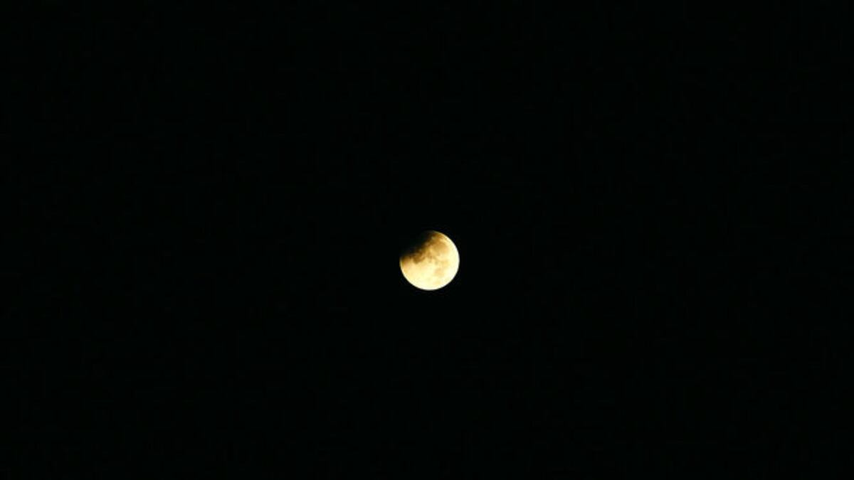 El eclipse lunar se apreció en Panamá a partir de las 4:01 a.m. hasta las 5:58 a.m. CORTESÍA
