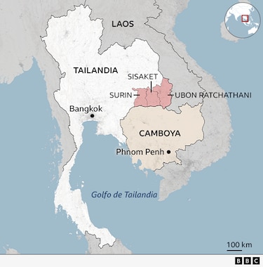 Cuál es el origen de los combates fronterizos entre Tailandia y Camboya que han dejado al menos 12 muertos