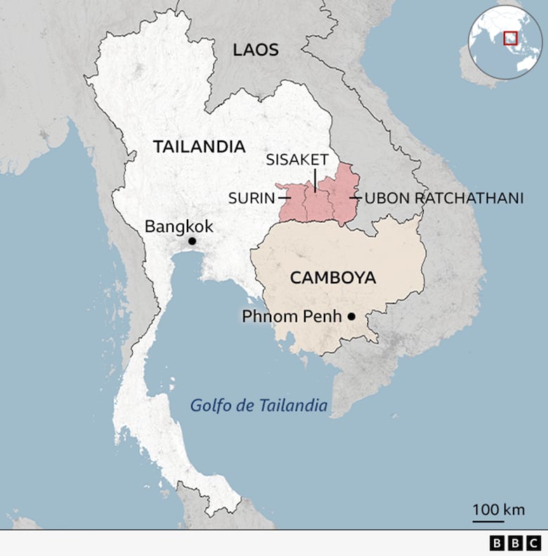 Cuál es el origen de los combates fronterizos entre Tailandia y Camboya que han dejado al menos 12 muertos