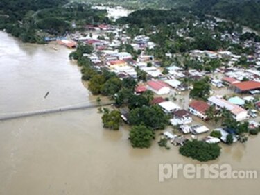 Empieza a bajar el agua en Yaviza