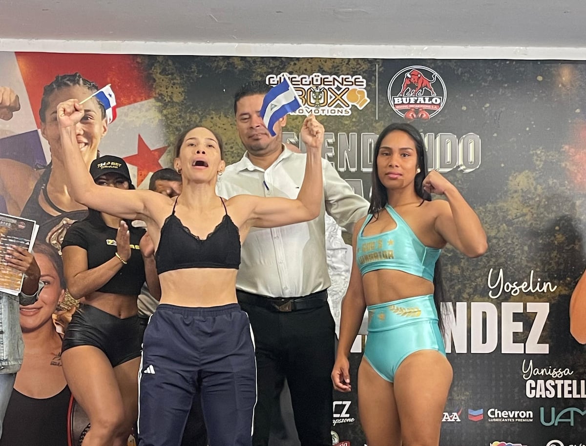 Campeona panameña expone su título mundial en Managua ante la venezolana Fernández