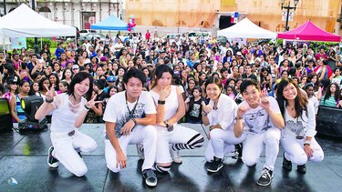 Festejo a la ‘ola coreana’