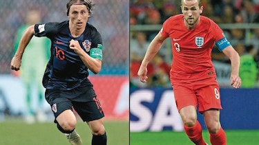 La pelota quieta inglesa ante la posesión croata