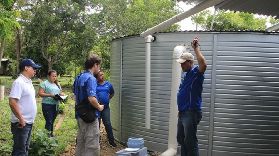 Proyecto piloto para cosechar agua empieza en Darién