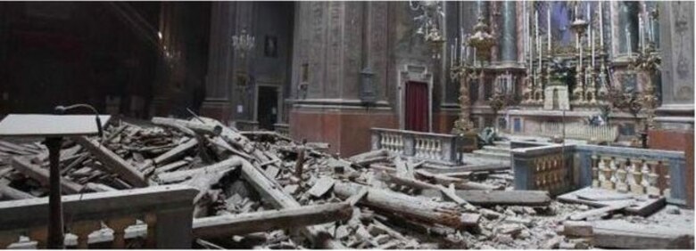 Sismo de 6.2 grados destruye ciudad italiana de Amatrice