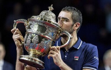 Cilic arrolla a Nishikori y se corona en Basilea