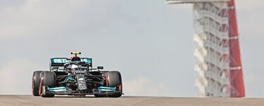 Bottas prende la pista de Estados Unidos