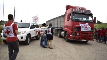 Llega a Siria el mayor convoy humanitario enviado hasta la fecha
