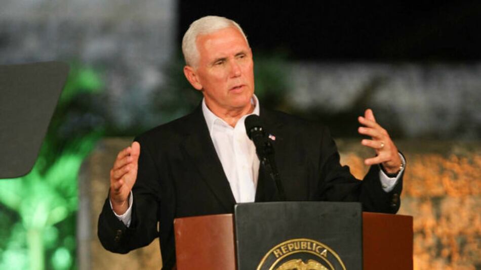 Pence: Estados Unidos quiere una 'solución pacífica' para crisis en Venezuela