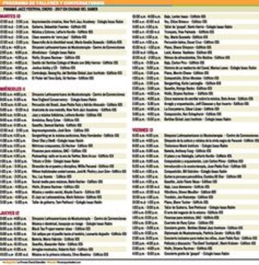 El lado formativo del festival