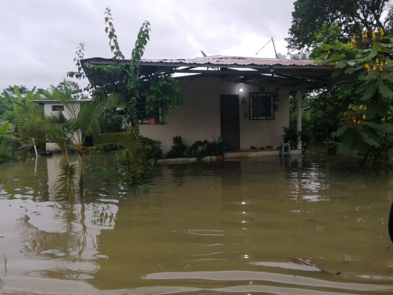 Declaran alerta verde preventiva por mal tiempo en Chiriquí, Bocas del Toro y la comarca; evacuan a unas 270 personas
