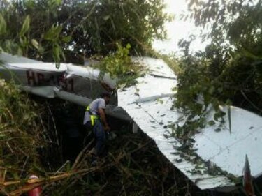 Cae avioneta en Cárdenas