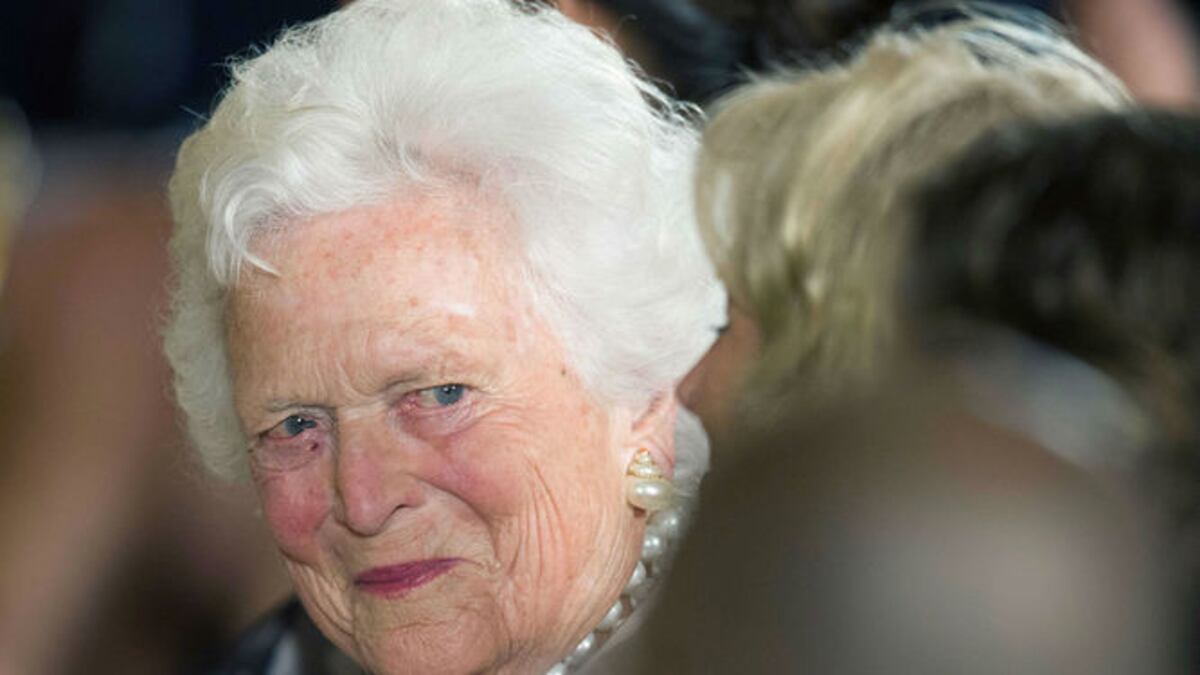Barbara Bush tenía 92 años de edad.