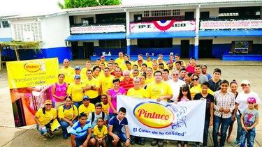Actividad de Pintuco, a favor de la educación