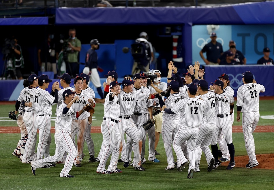 Oro y diamantes: Japón es campeón olímpico en su deporte nacional, el béisbol