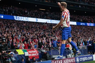 Atlético de Madrid goleó al  Brugge y sigue en la pelea por la Liga de Campeones 