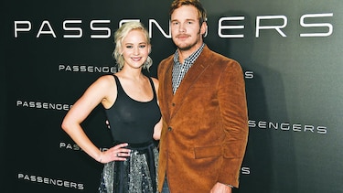 Chris Pratt y Jennifer Lawrence, en el CinemaCon