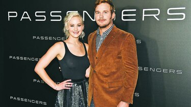 Chris Pratt y Jennifer Lawrence, en el CinemaCon